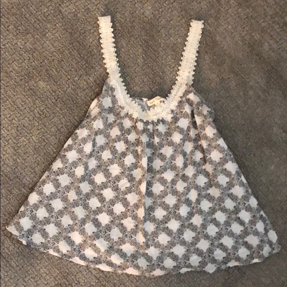 White and Gray tank